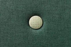 By KlipKlap madras - KK 3 fold XL - Dyb grøn med lysegrønne knapper
