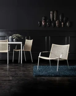 Cane Line - "Straw Round Weave" Fodskammel - Natur