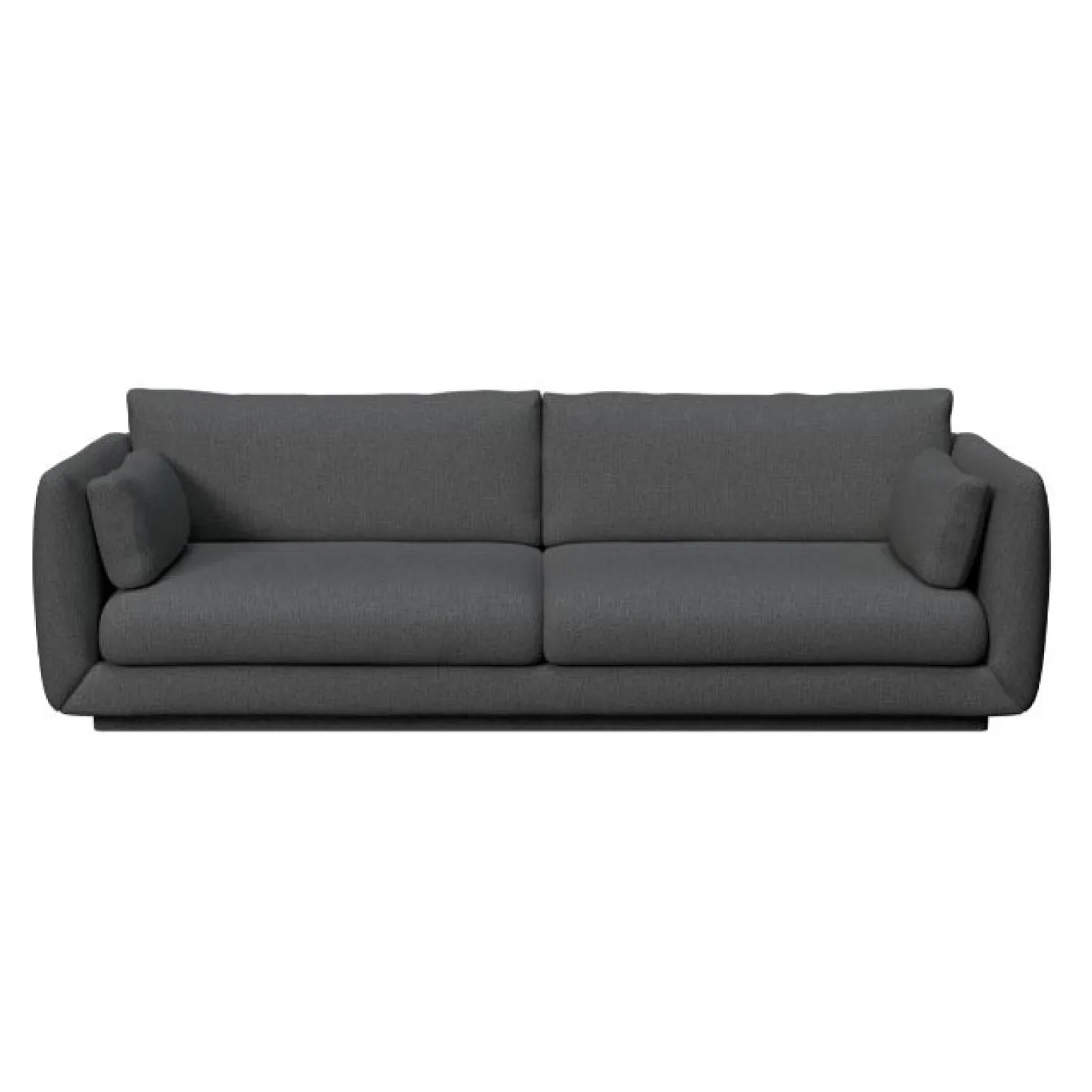Cane-Line - Bloom 3-pers. sofa m/plint - Chenny Dark green