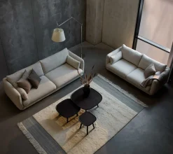 Cane-Line - Bloom 3-pers. sofa m/teak ben - Chenny Dark green