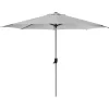 Cane-line - Sunshade parasol med krank (Ø 300 cm) - lysegrå