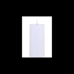 Chic Antique - Bloklys LED til udendørs inkl. batteri - H15 x Ø7 cm