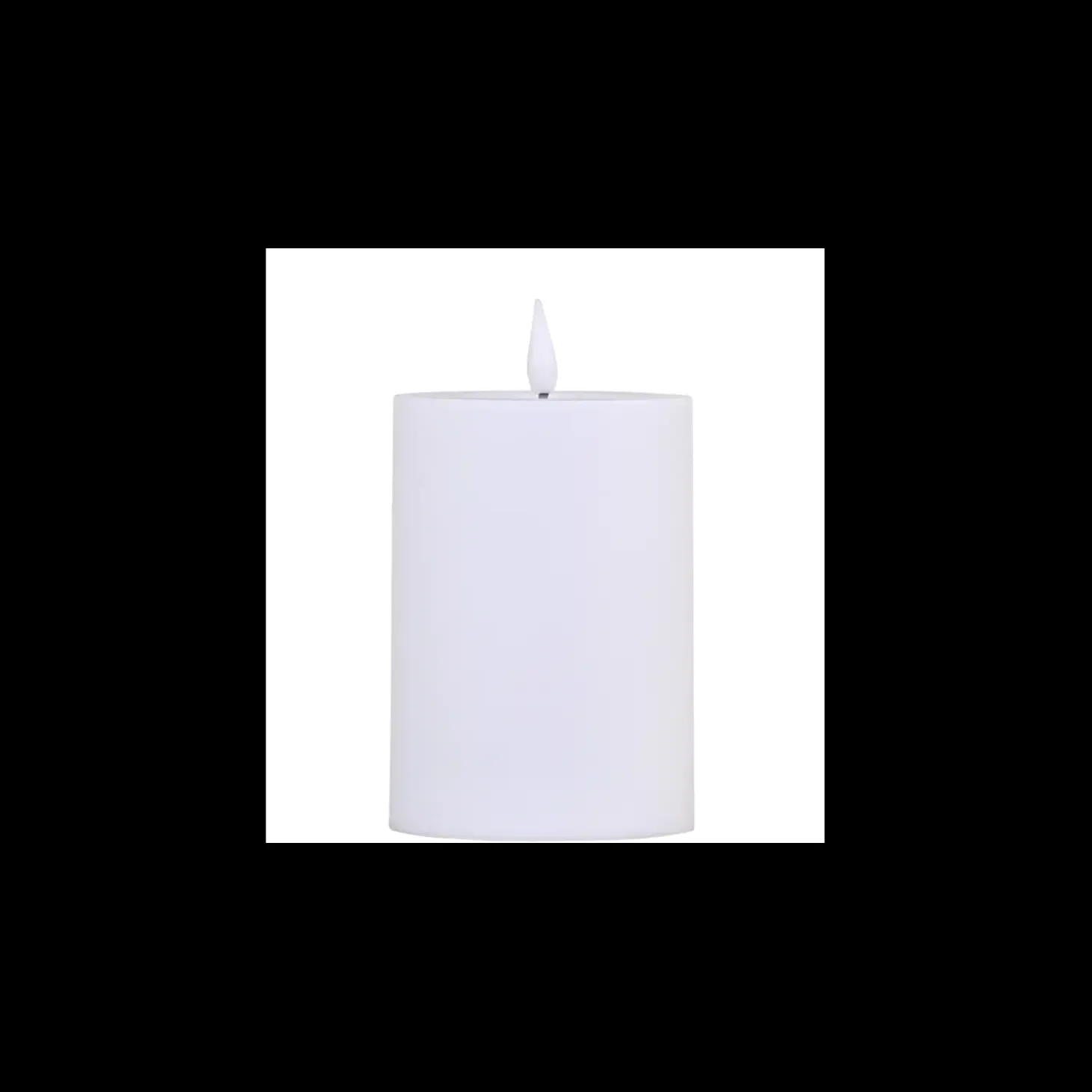 Chic Antique - Bloklys LED til udendørs inkl. batteri - H25 / Ø10 cm