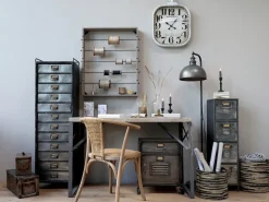Chic Antique - Fransk spisebordsstol med flet - Natur