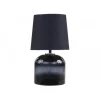 Chic Antique - Lampe i smoked glas med slibninger - Ø25,5