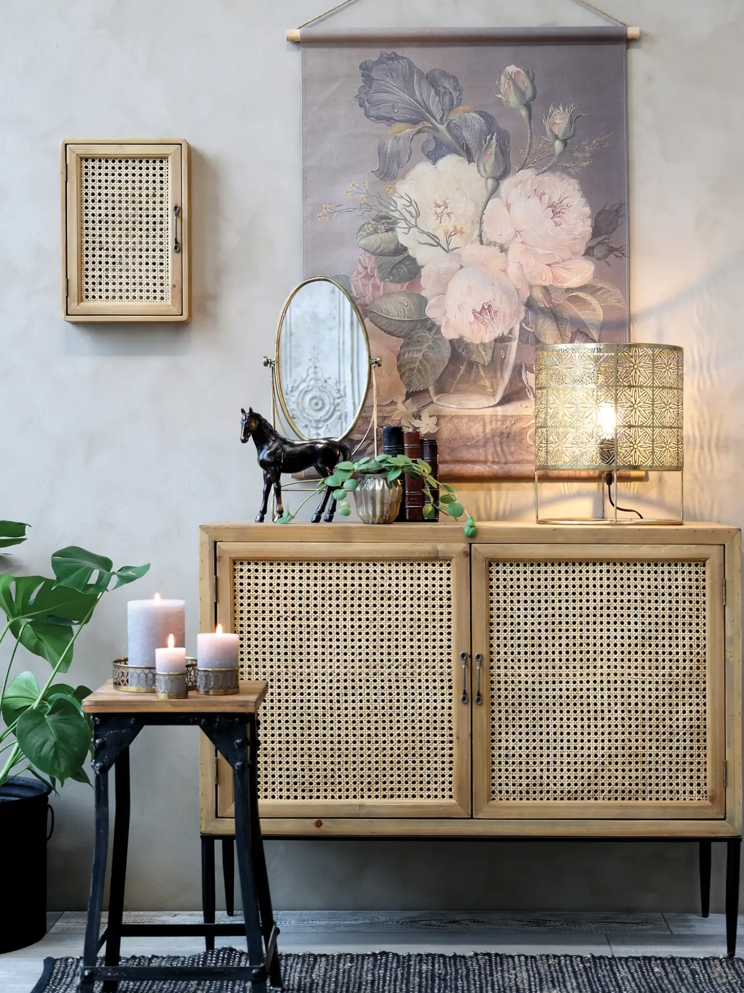 Chic Antique - Nøgleskab med låge - 27x39 cm