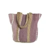 Chic Antique - Strandtaske i genbrugsgarn - 60 x 40 x 30 - Raspberry