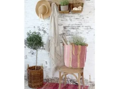 Chic Antique - Strandtaske i genbrugsgarn - 60 x 40 x 30 - Raspberry