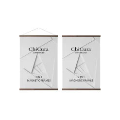 ChiCura Copenhagen - Magnetramme - Mørkt Asketræ 31 cm
