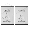 ChiCura Copenhagen - Magnetramme - Sort 31 cm