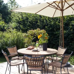 Cinas - Alezio Parasol 3x3m off-white olefin dug