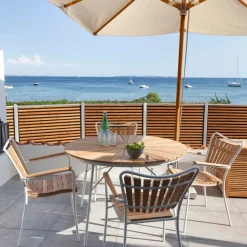 Cinas - Alezio Parasol 3x3m off-white olefin dug