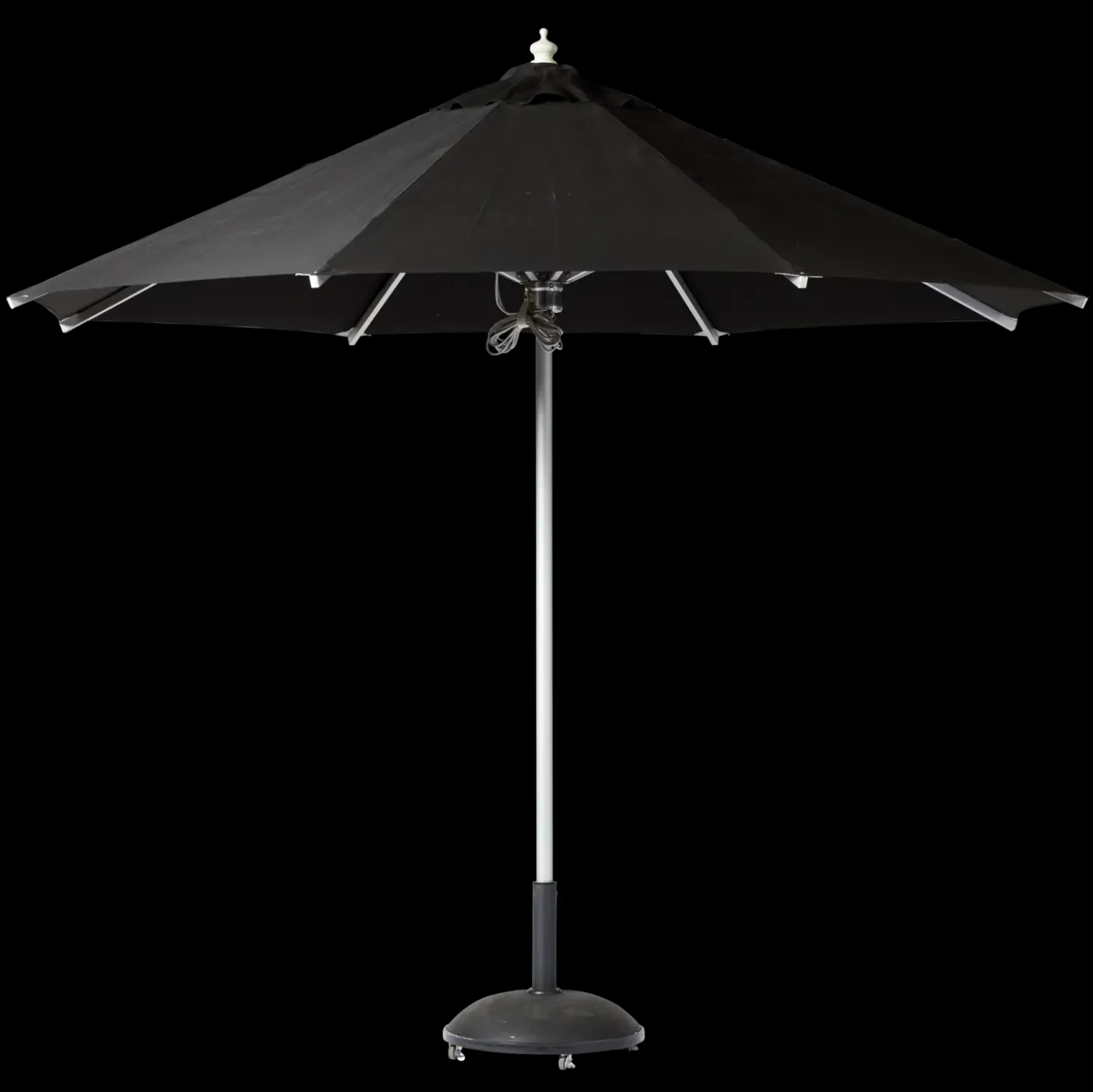 Cinas - Antibes parasol ALU Ø3,3m sort