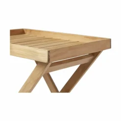 Cinas - Bakkebord 60x40cm teak