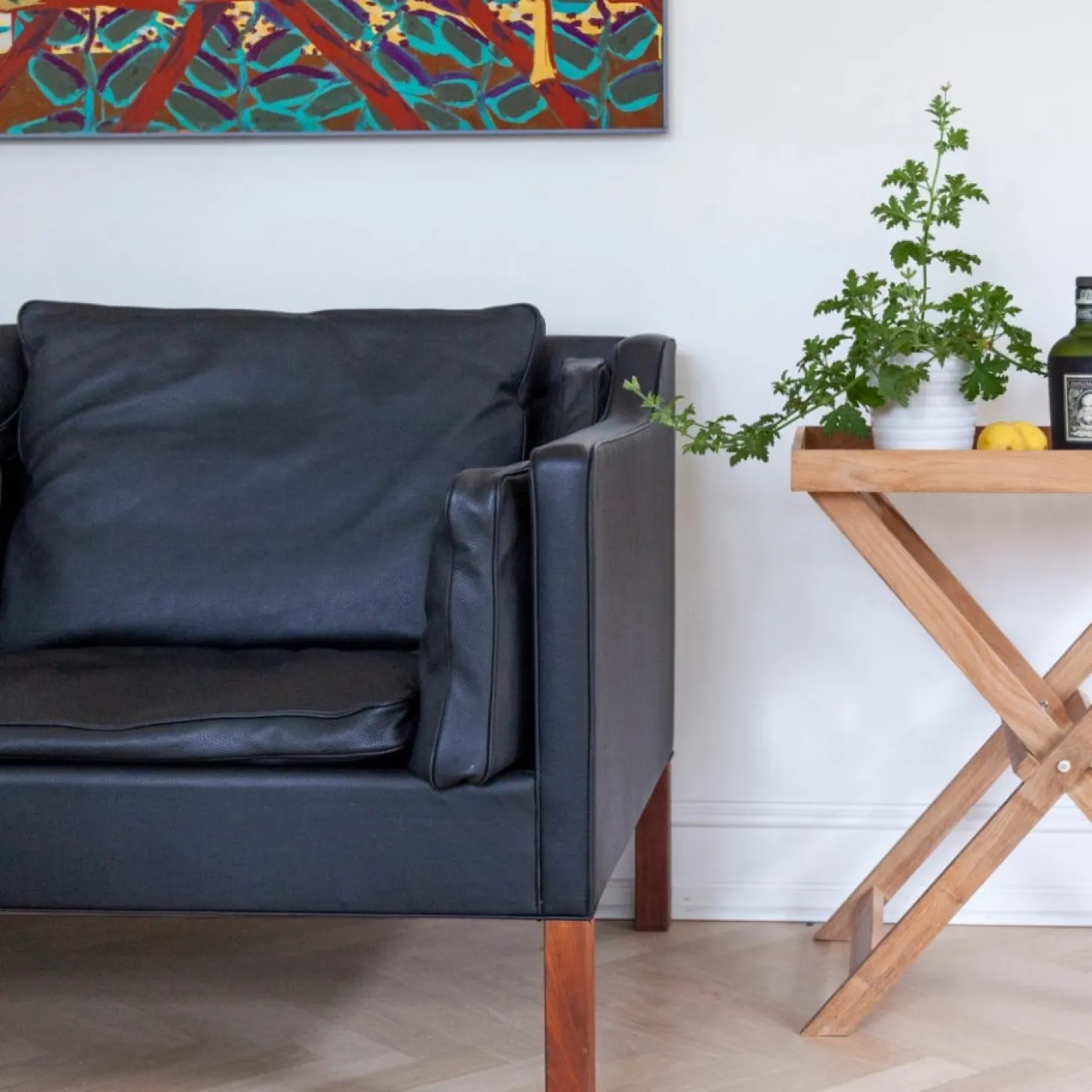 Cinas - Bakkebord 60x40cm teak