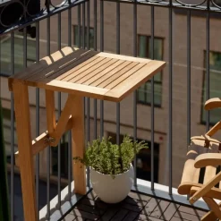 Cinas - Balkonbord i teaktræ