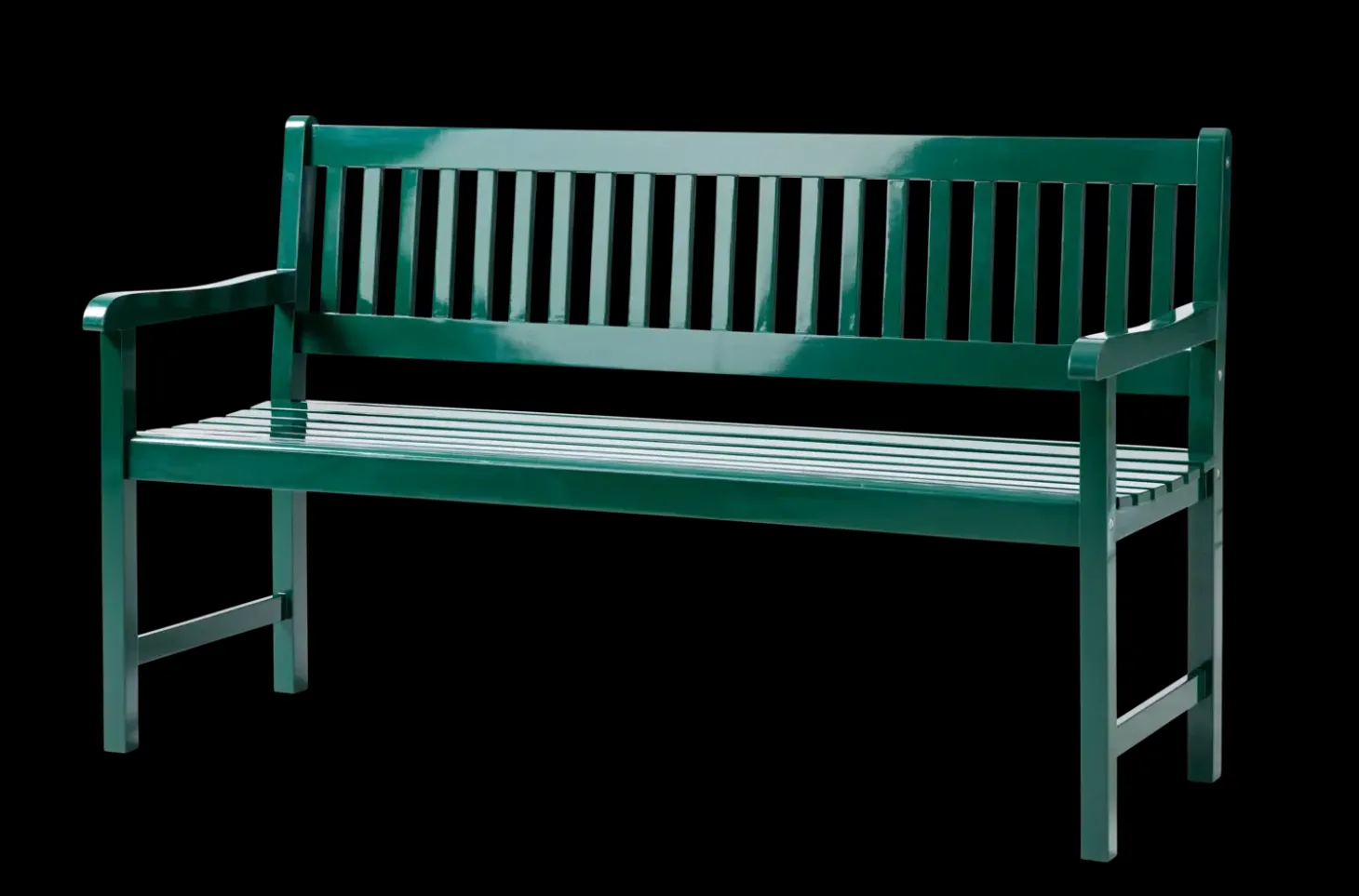 Cinas - Havebænk - Brighton bænk 150x59cm grøn