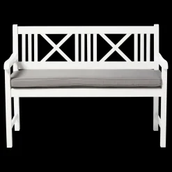 Cinas - Havebænk - Rosenborg bænk 120x59cm hvid mahogni