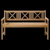 Cinas - Havebænk - Rosenborg bænk 150x59cm teak
