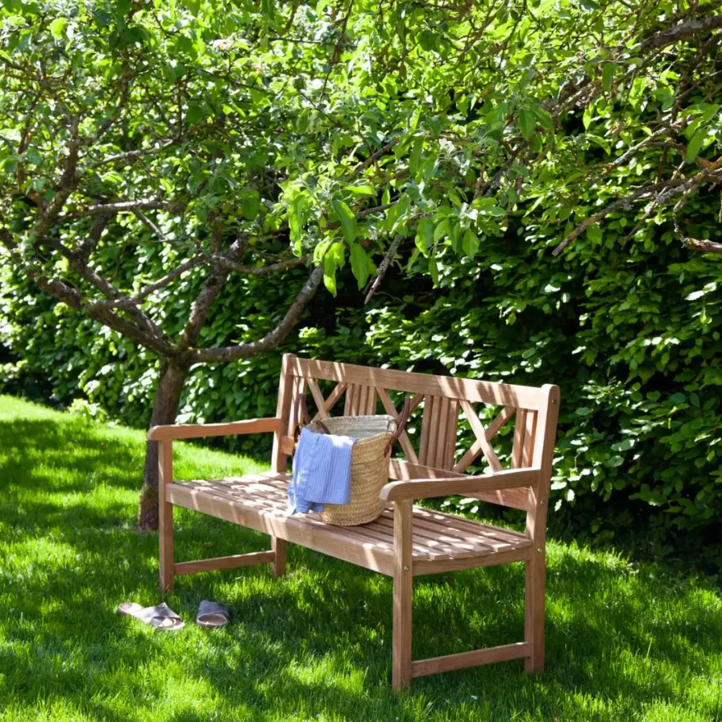 Cinas - Havebænk - Rosenborg bænk 150x59cm teak