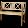 Cinas - Havebænk - Rosenborg bænk 120x59cm teak
