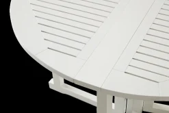 Cinas - Havebord - Butterfly bord rundt Ø110cm PU hvid