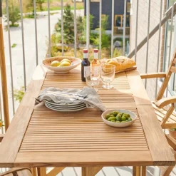 Cinas - Havebord - Butterfly klapbord 130x65cm teak