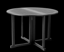 Cinas - Havebord - Butterfly rundt bord Ø110cm mat sort