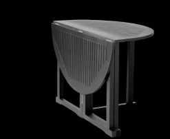 Cinas - Havebord - Butterfly rundt bord Ø110cm mat sort