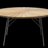 Cinas - Havebord - Ellen bord Ø150cm antracit/teak