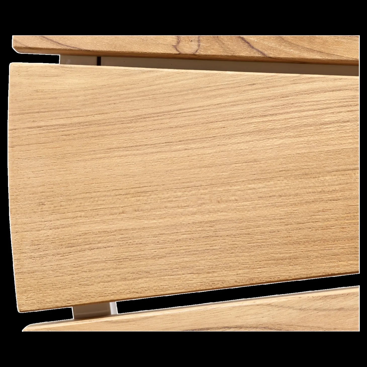 Cinas - Havebord - Ellen cafebord Ø80cm hvid/teak
