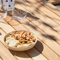 Cinas - Havebord - Mood cafébord 70x70cm antracit/teak