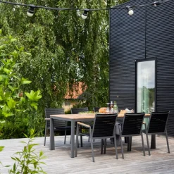 Cinas - Havebord - Mood Extreme bord 208x100cm antracit/teak
