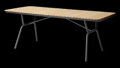 Cinas - Havebord - Parc bord i teak med antracitgrå stel