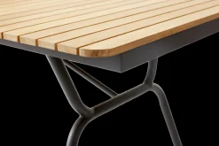 Cinas - Havebord - Parc bord i teak med antracitgrå stel