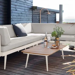 Cinas - Havebord - Rio loungebord, Sandy Grey