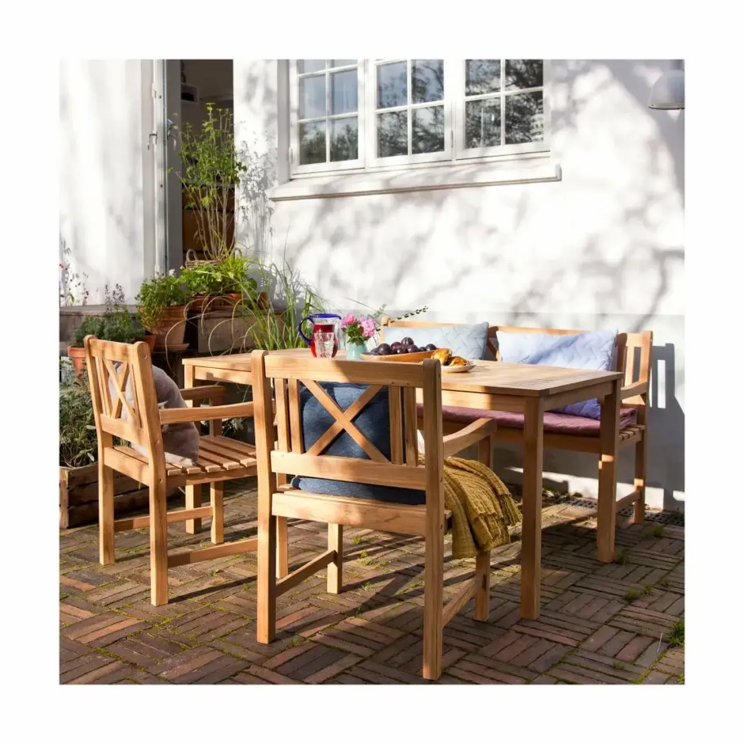 Cinas - Havebord - Rosenborg bord 165x80cm teak