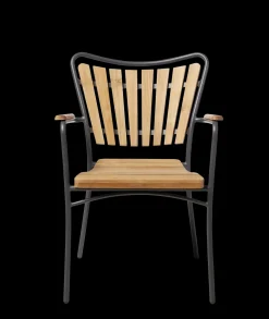 Cinas - Havestol - Ellen stol antracit/teak