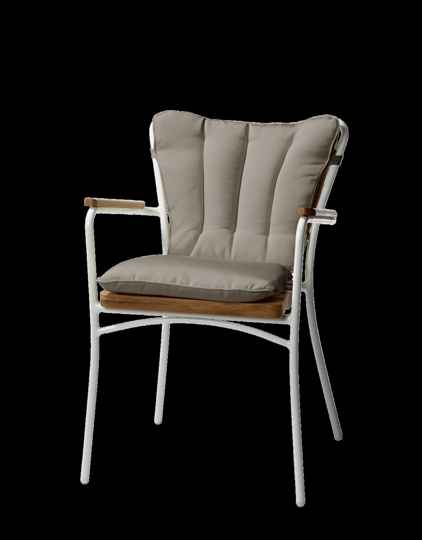 Cinas - Havstol - Ellen stol hvid aluminium og teak