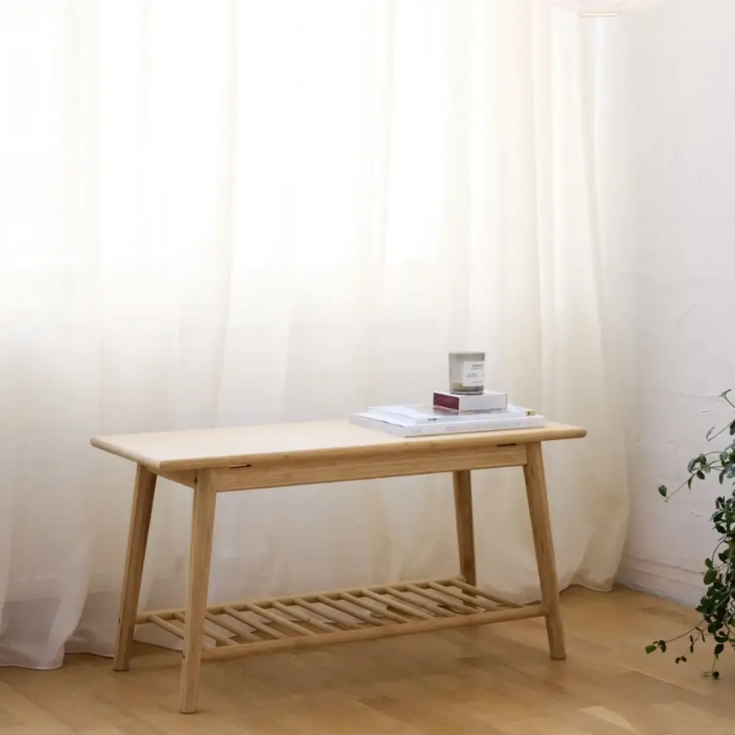 Cinas - Noble entrébænk 90x35cm i bambus
