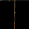 Cinas - Parasol (balkon) Ø1,8 m Sort polyester dug