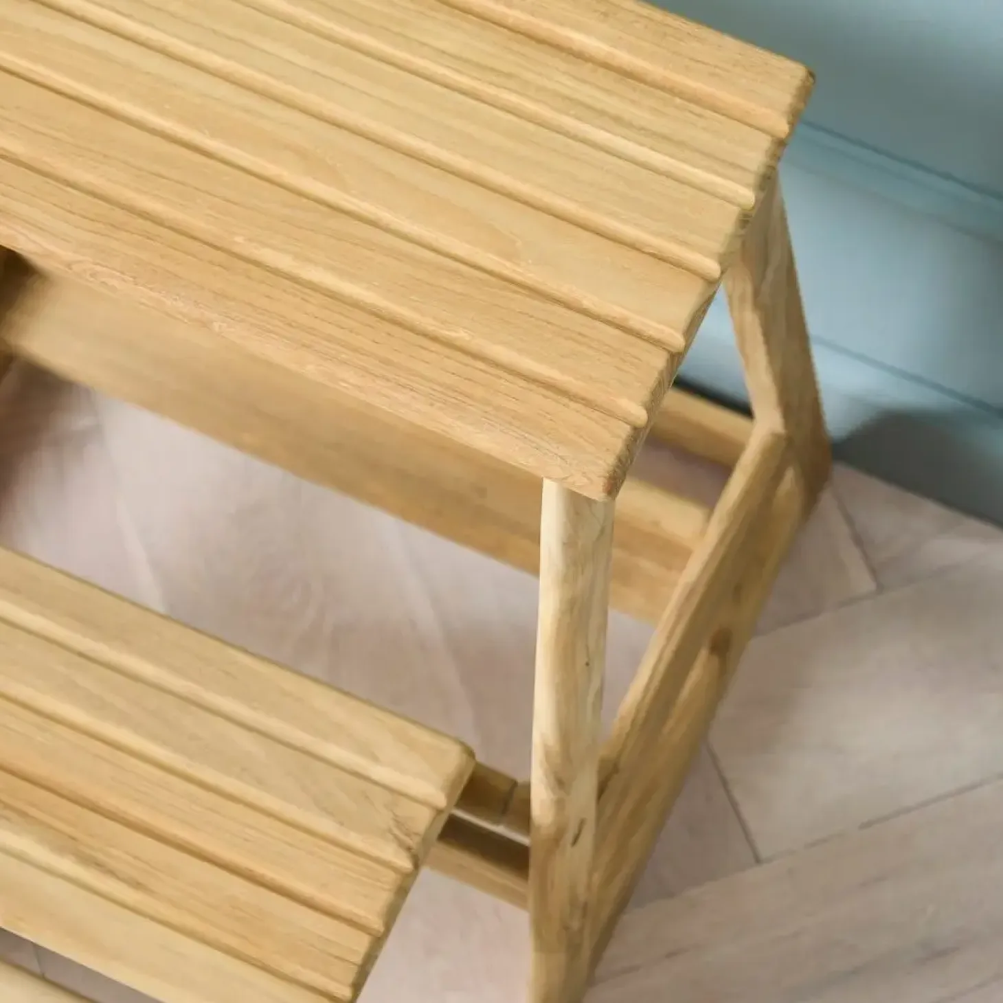 Cinas - Skala trappestige 2-trin teak