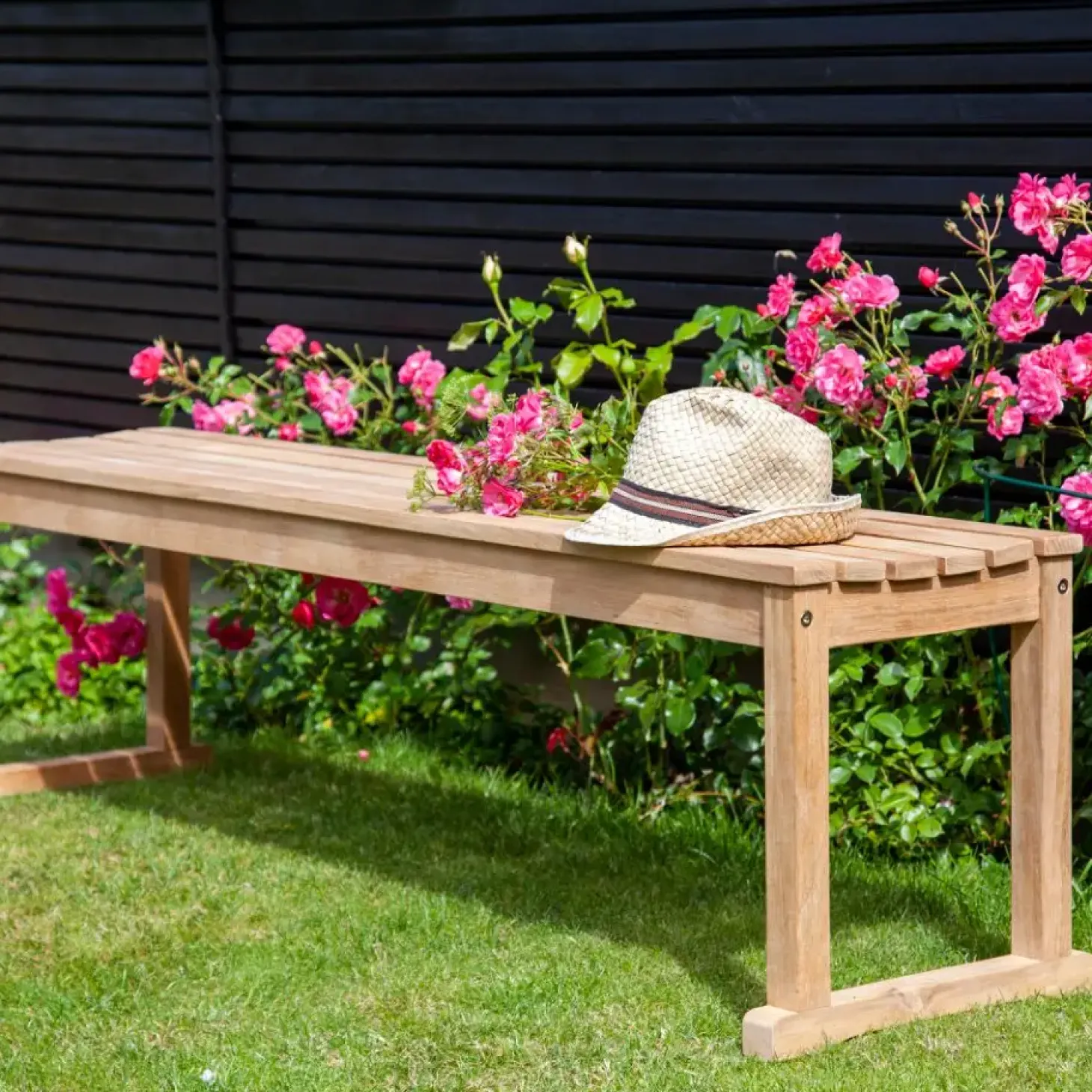 Cinas - Vega bænk 150x40cm teak