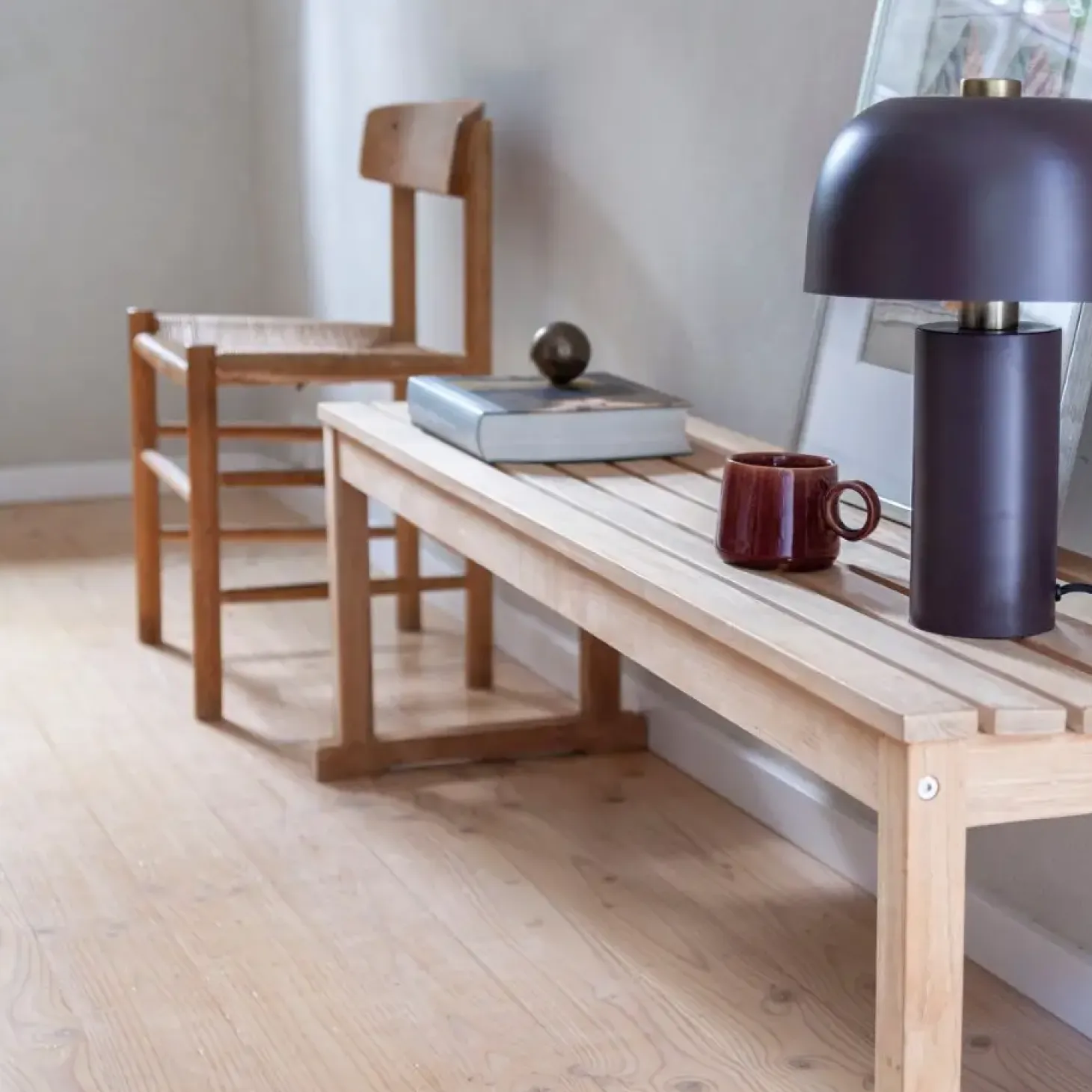 Cinas - Vega bænk 150x40cm teak