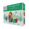Cleverclixx - Magnetlegetøj - Curved Dome Pack Intense - 47 dele