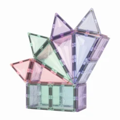 Cleverclixx - Magnetlegetøj - Geo Pack - Pastel 45
