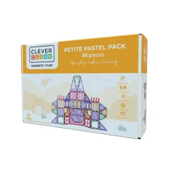 Cleverclixx - Magnetlegetøj - Petite Pack - Pastel 36