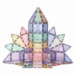 Cleverclixx - Magnetlegetøj - Large Creative Pack - Pastel 125 dele
