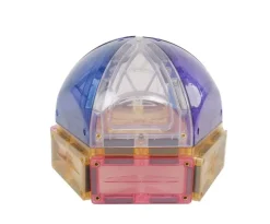 Cleverclixx - Magnetlegetøj - Small Curved Pack Pastel - 34 dele