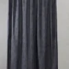 Compliments - Badeforhæng - Pine shower curtain w/tape 200 cm - Mørk grå